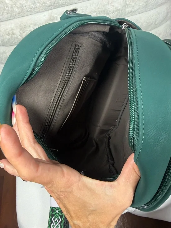 Sytrah Women’s Green Mini Backpack - Sleek Everyday Backpack - Picture 4 of 16